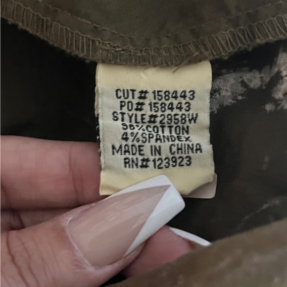 XCVI/Wearables Terraced Wide Leg Pant Olive Tie Dye Medium - Picture 13 of 14